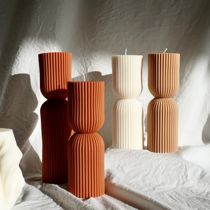 Bougie décorative 17cm ekru